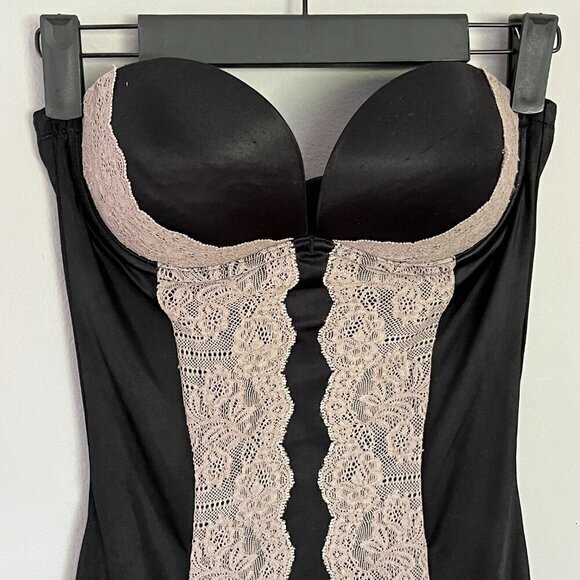 Secret by‎ Victoria’s Secret Power Figure Convertible Shaping Slip Black 34B - Picture 2 of 14